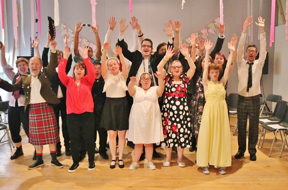 Group of participants at Citizens Theatre, which is funded by The Robertson Trust