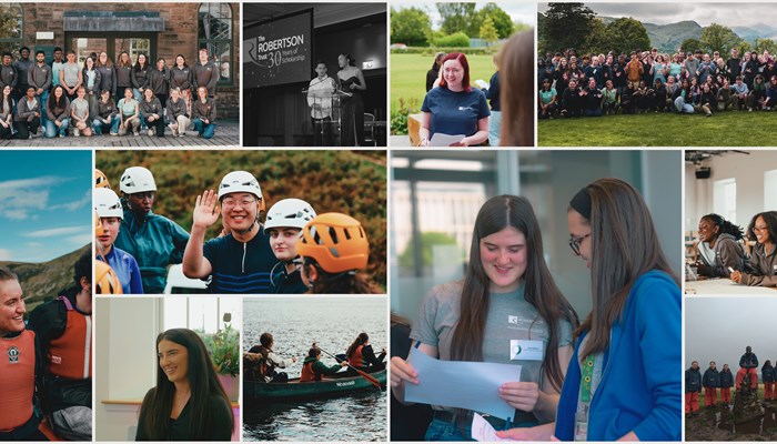 Image Collage of Robertson Trust Scholars.