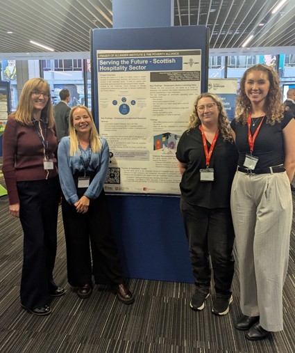 Picture of the Serving the Future team at the Fraser of Allander Institute Conference